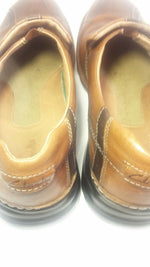 MENS SIZE US 10 M, UK9, CN265, EU43 CLARKS BROWN SHOES GENUINE LEATHER