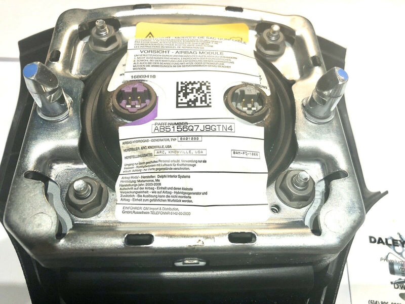 Pontiac G6 LH Driver Steering Wheel Airbag Air Bag OEM LKQ 2010 2007