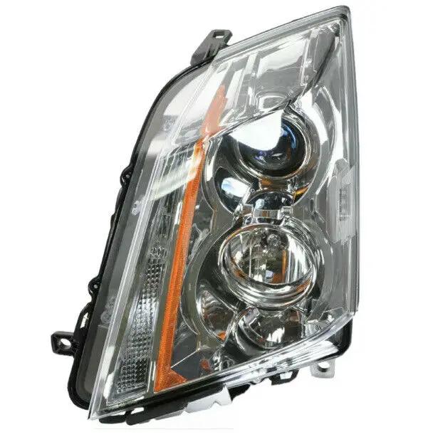 Halogen Headlight Headlamp Driver Side Left LH for 08-14 Cadillac CTS 2008-2014 by AM Autoparts