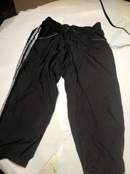 Youth Black And Silver Joggers