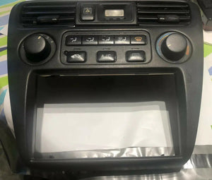 01 02 Honda Accord Climate Control Heater AC Manual Temperature Bezel Black OEM Parts