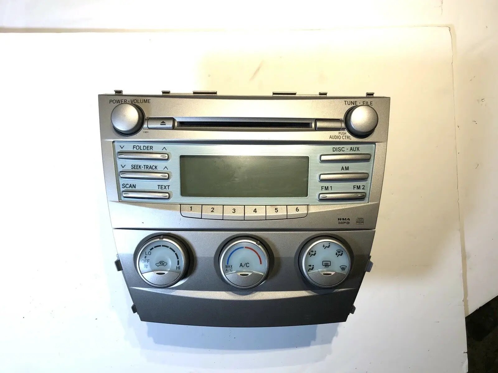 Toyota Camry Single Disc CD MP3 WMA Player Radio Stereo 11851 OEM Tested by Toyota