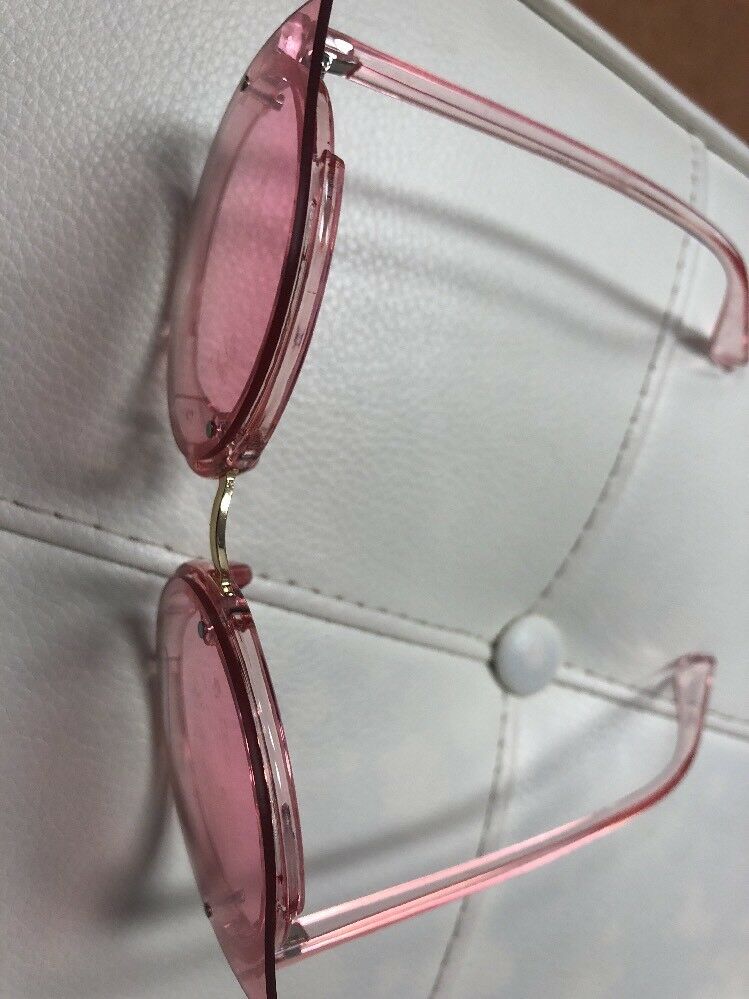 Pinknoversized Sunglasses Night Owl Style