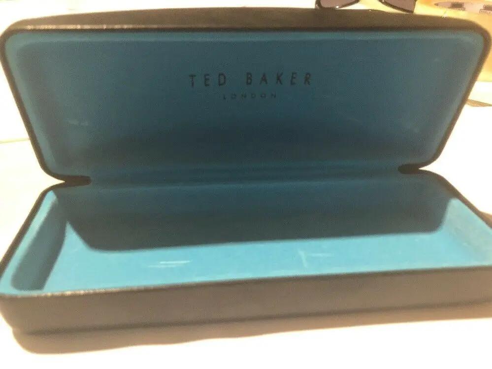 Ted Baker Eyeglass Case , preowned Leather like black case by Ted Baker