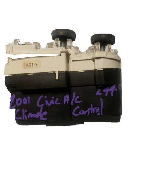 01 02 Civic 1.7L Climate Heater A/C Temperature Control Selector Analog Used OEM