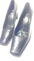 COACH 6B Black Leather Versatile Heels Pumps Italy by Coach