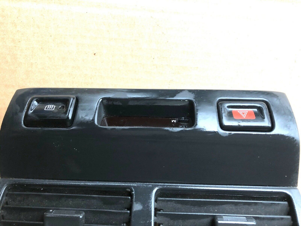 95 96 97 98 99 Nissan Maxima VENTS BLACK Clock Bezel  Air AC Upper Center Dash#?