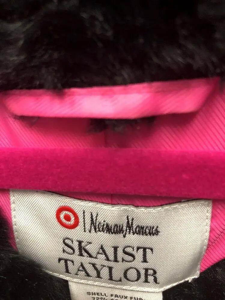 Skaist Taylor Neiman Marcus Target Black Faux Fur Lined Vest. Retail $80.00 NWT by Neiman Marcus