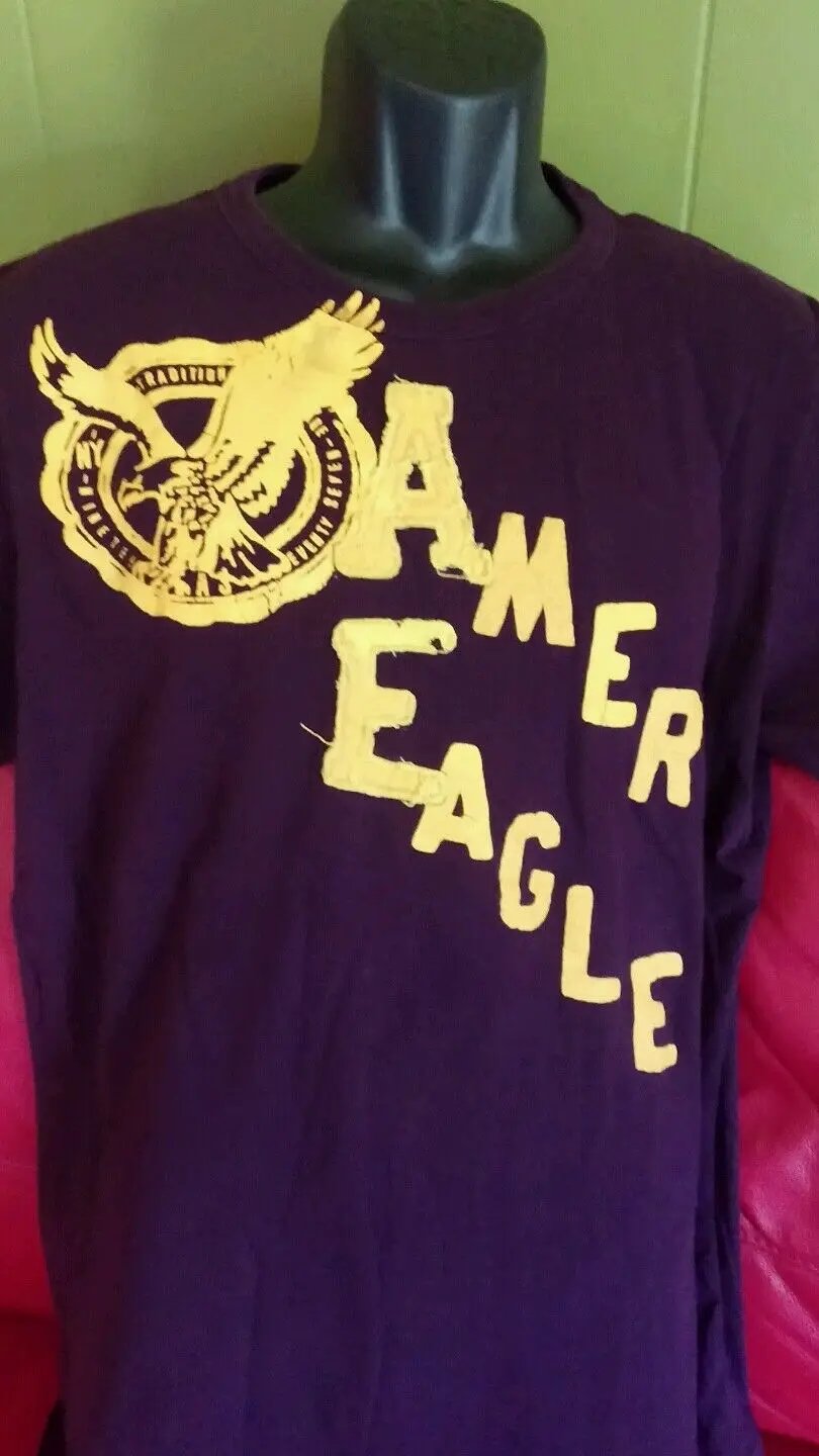 Tshirt American Eagle purple color large in size by American Eagle