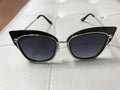Oversized Black Vanity Sunglasses by Unbranded