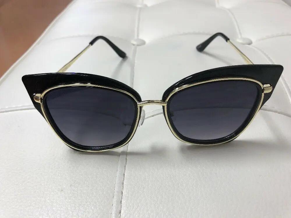 Oversized Black Vanity Sunglasses by Unbranded