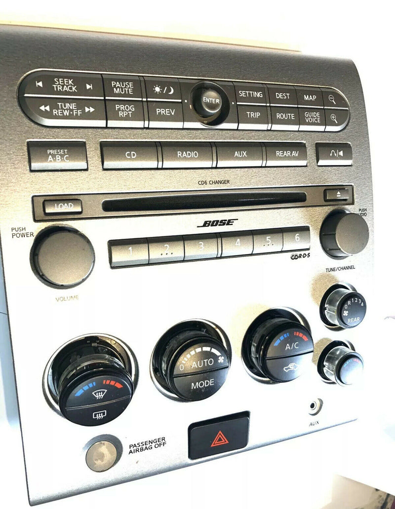 2005-2006 Nissan Armada AC Climate Heater Panel Climate Control Console Unit OEM