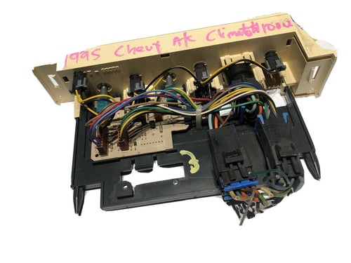 1995 CHEVY OEM TRUCK HEATER A/C CLIMATE CONTROL COMPLETE BULBS FULL LIGHTED