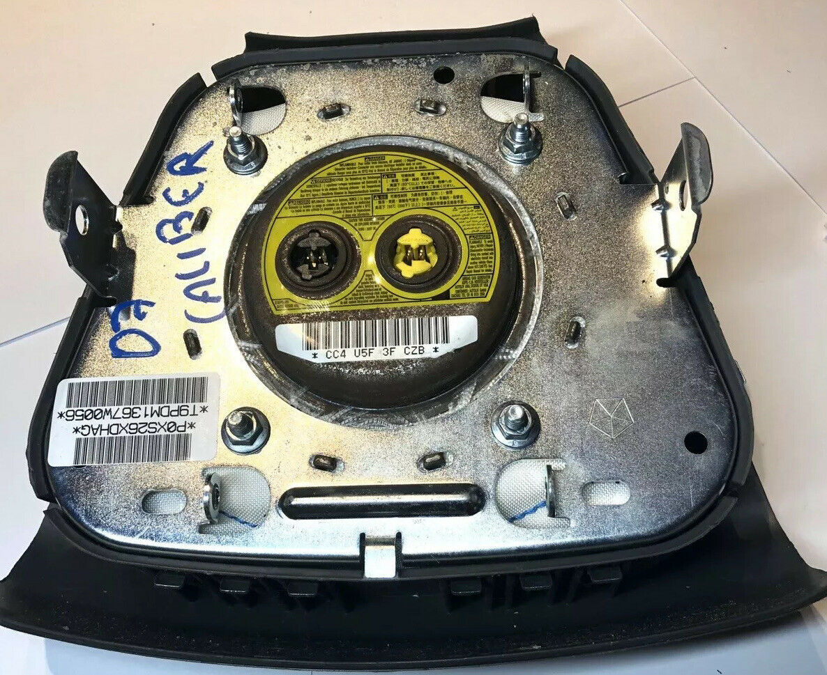 Dodge Caliber Driver Side Airbag Steering Wheel Lh 07 08 09 2007 2008 2009 Black