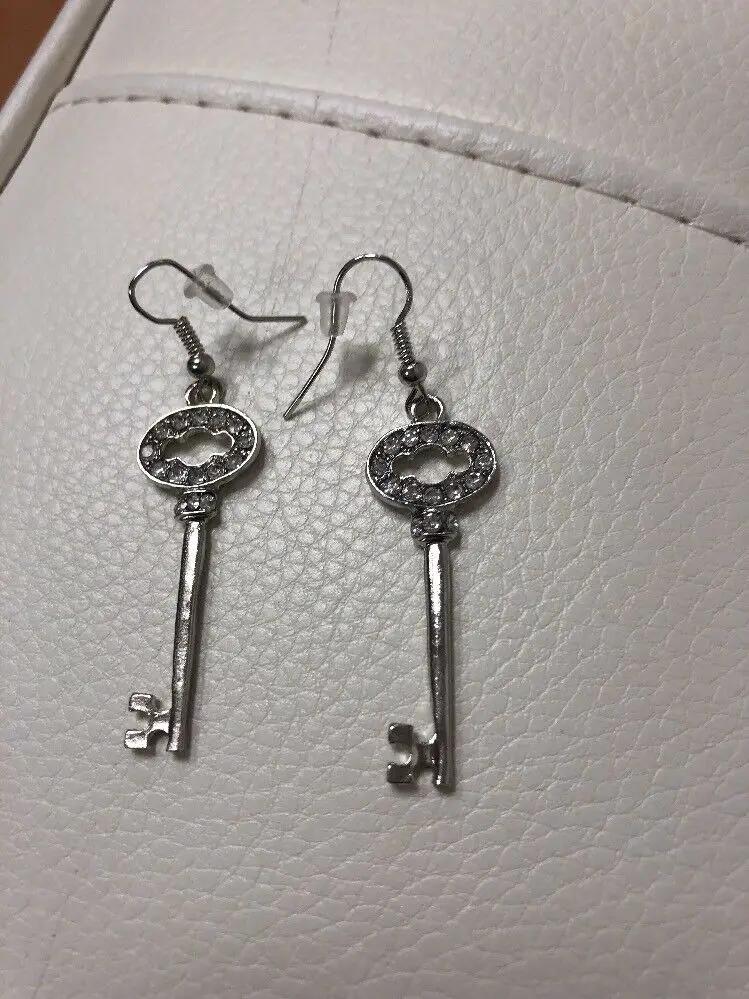 Silver Locket Earrrings by Unbranded