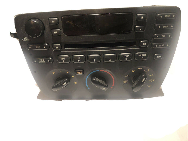 2003 FORD TAURUS SES RADIO W/ HVAC CONTROL YF1F-18A965-AA  YF1H-19C733-AA