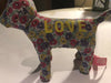 Victoria's Secret Pink Plush Floral Love Dog