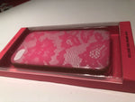 1 Victoria's Secret BLACK FLORAL LACE iPhone 5 5s Phone Hard Case Pink LOGO