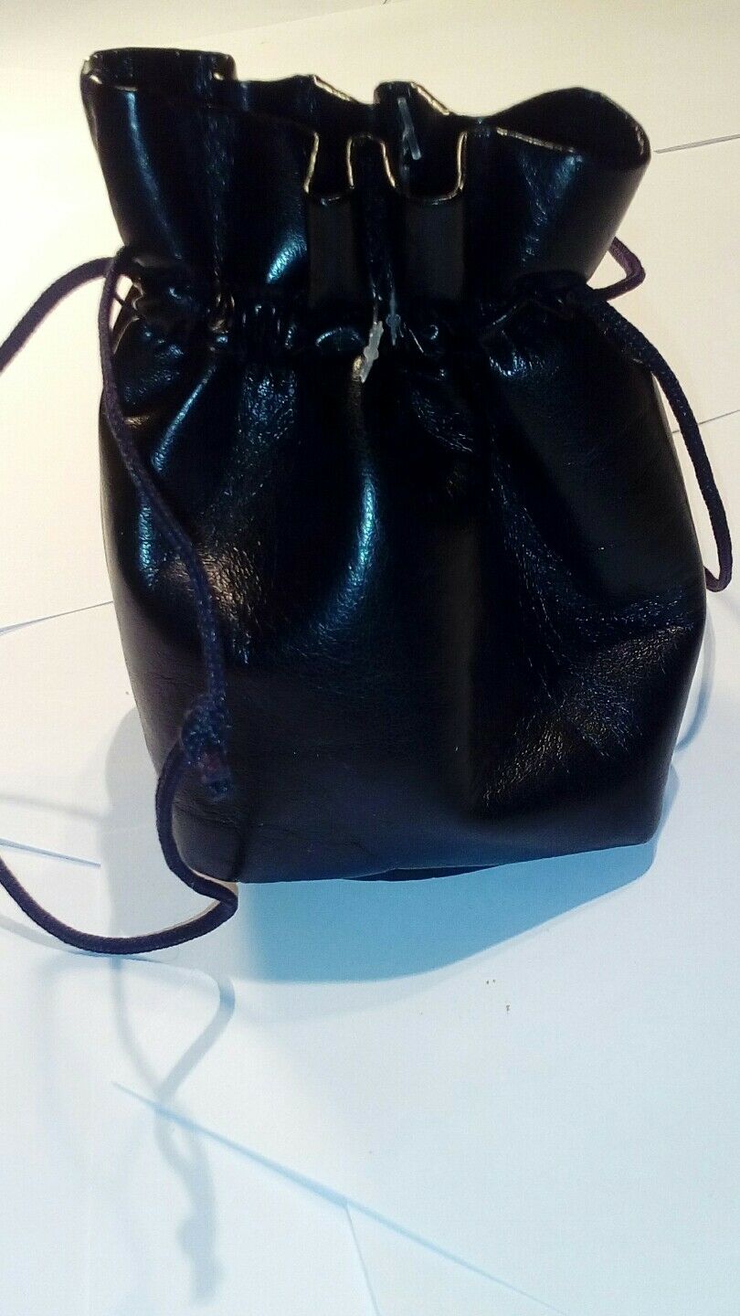 d+gblack drawstring jewlry bag