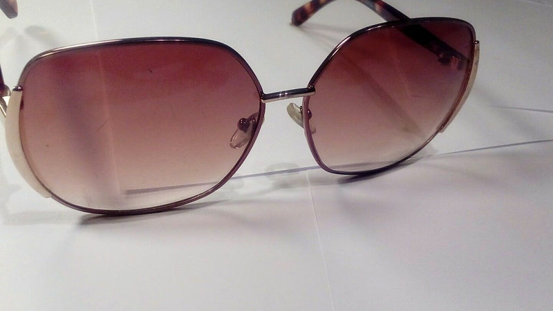 Vtg Oversized Brown Gradient Sunglasses Eyeglasses Frames