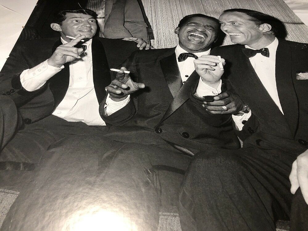 THE RAT PACK  DEAN MARTIN SAMMY DAVIS, JR. & FRANK SINATRA
