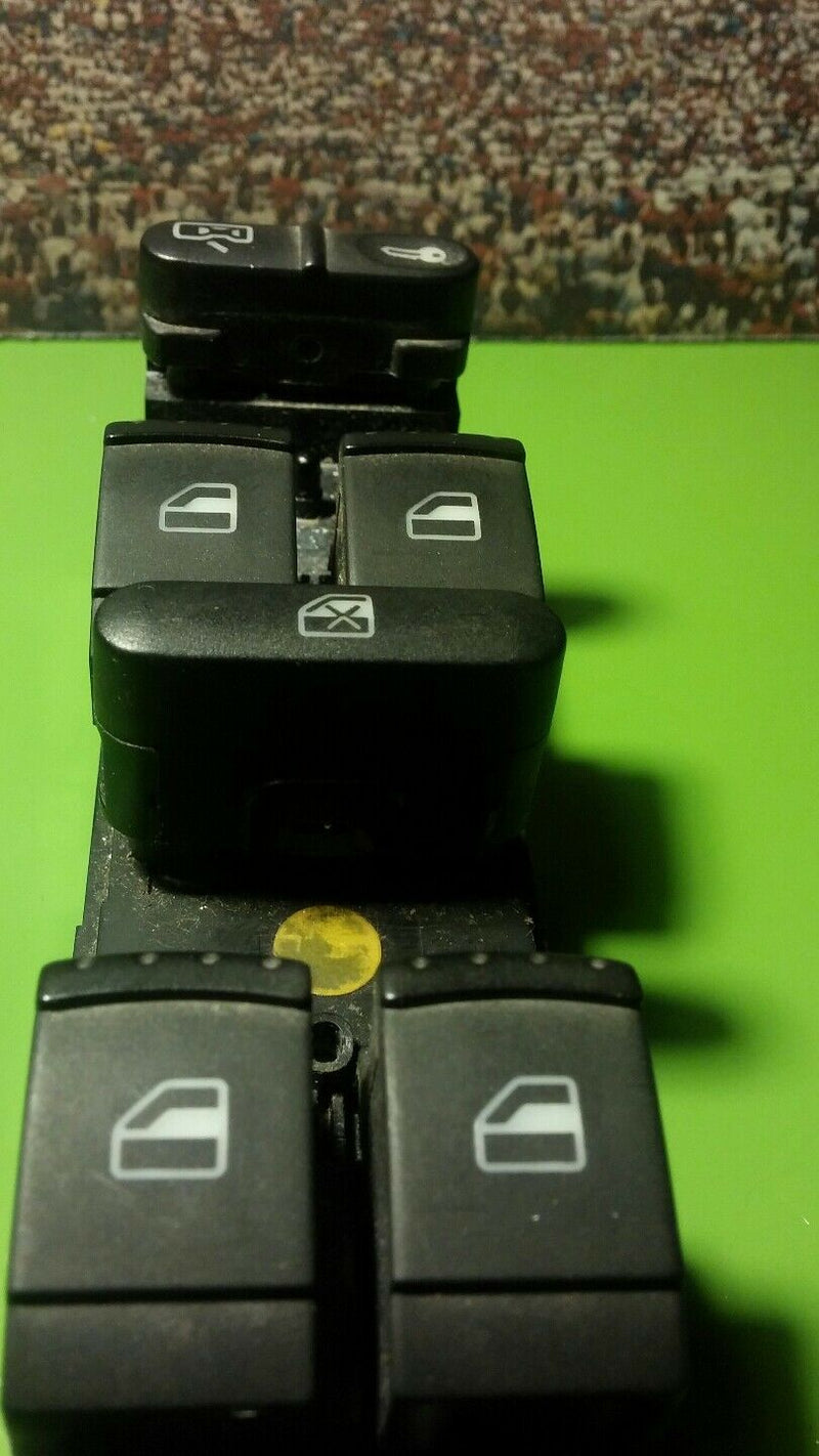 OEM Master Power Window Switch Front Left Driver Side for VW Golf Jetta Passat