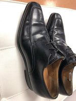 Mens Magnanni black leather oxfords/ shoes sz. 9 M