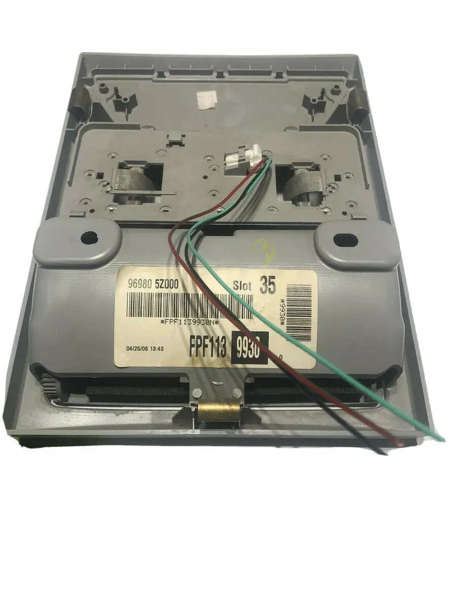 Gray ROOF CONSOLE light FITS 04 05 2006?Nissan Quest S P/n: 969805Z000 R277935 by NISSAN