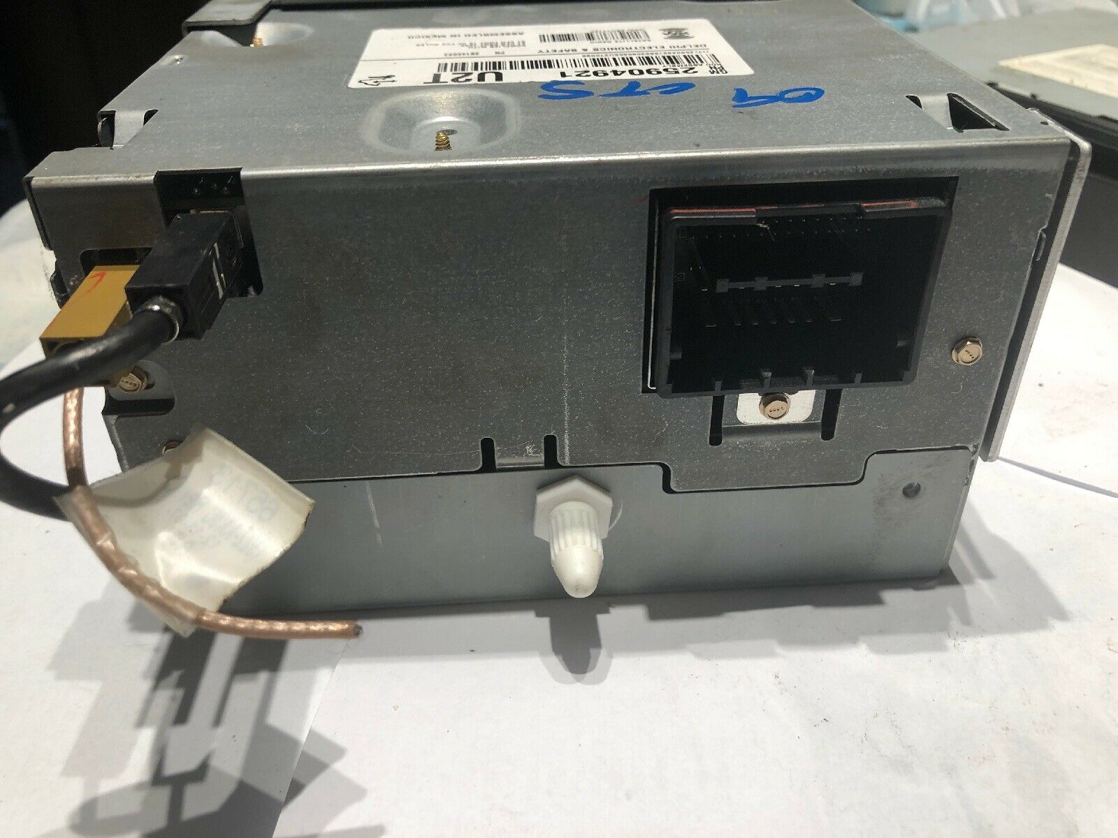 2008 CADILLAC CTS RADIO RECEIVER CD SATELLITE 25904921