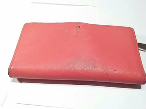 Kate Spade NY  Rouge Pink Stacy Cedar Street Snap Leather Wallet