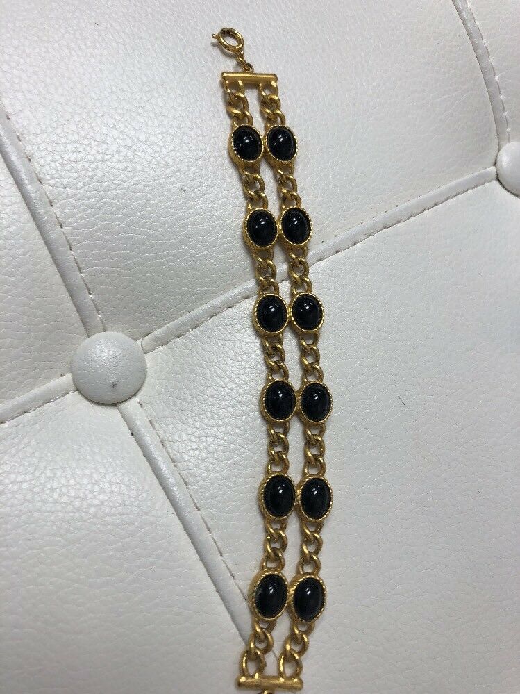 Gold Double Fine Costume Bracelet