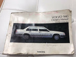 1992 Volvo 940 Owner's Manual U.s.a & Canada