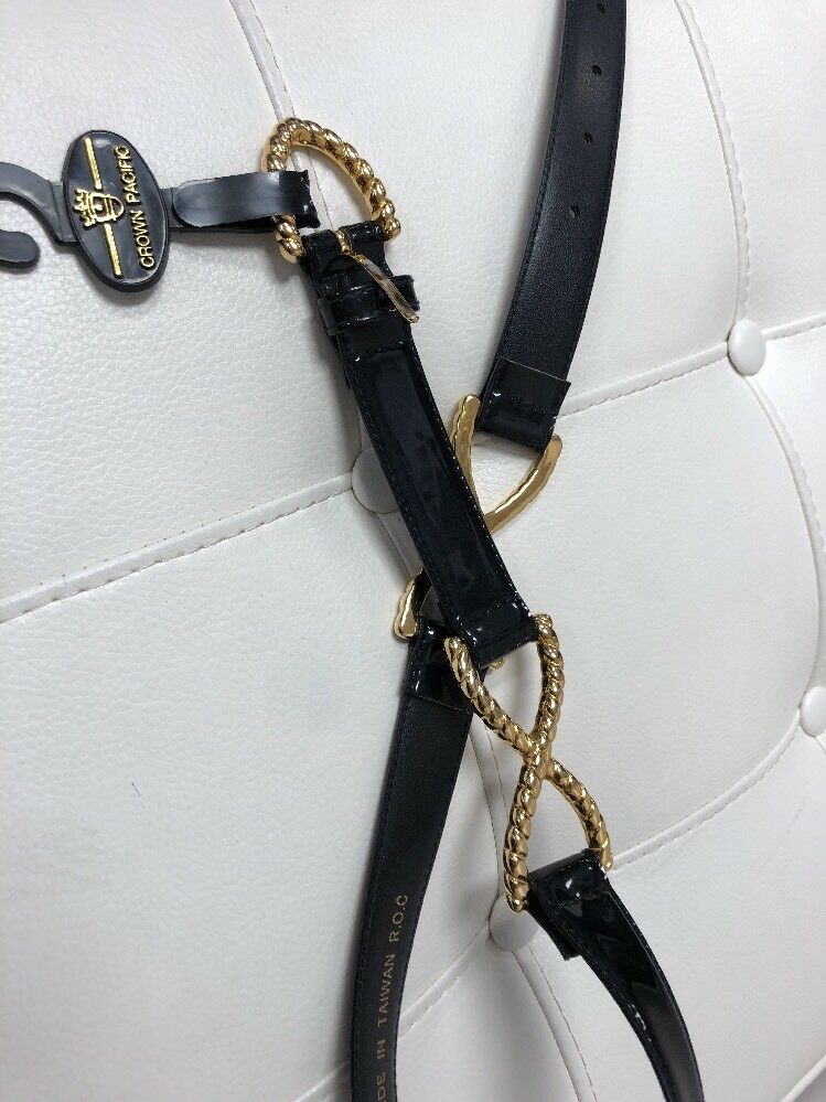 Crown Plaza Patent Leather Belt Size Small