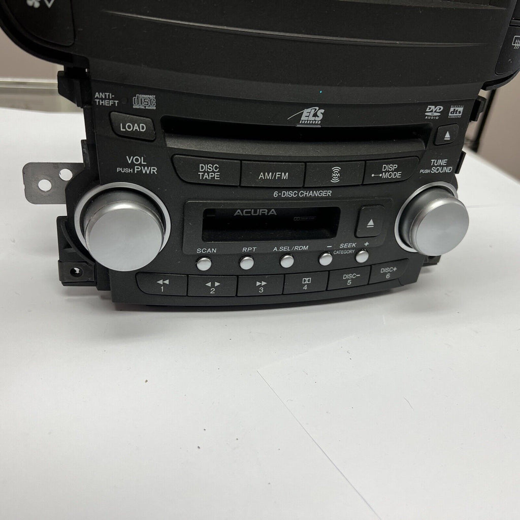 2004-2006 ACURA TL NAVIGATION AM FM CASSETTE 6 CD DVD PLAYER DISPLAY TRIP SCREEN