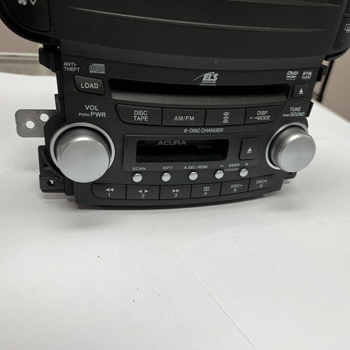 2004-2006 ACURA TL NAVIGATION AM FM CASSETTE 6 CD DVD PLAYER DISPLAY TRIP SCREEN