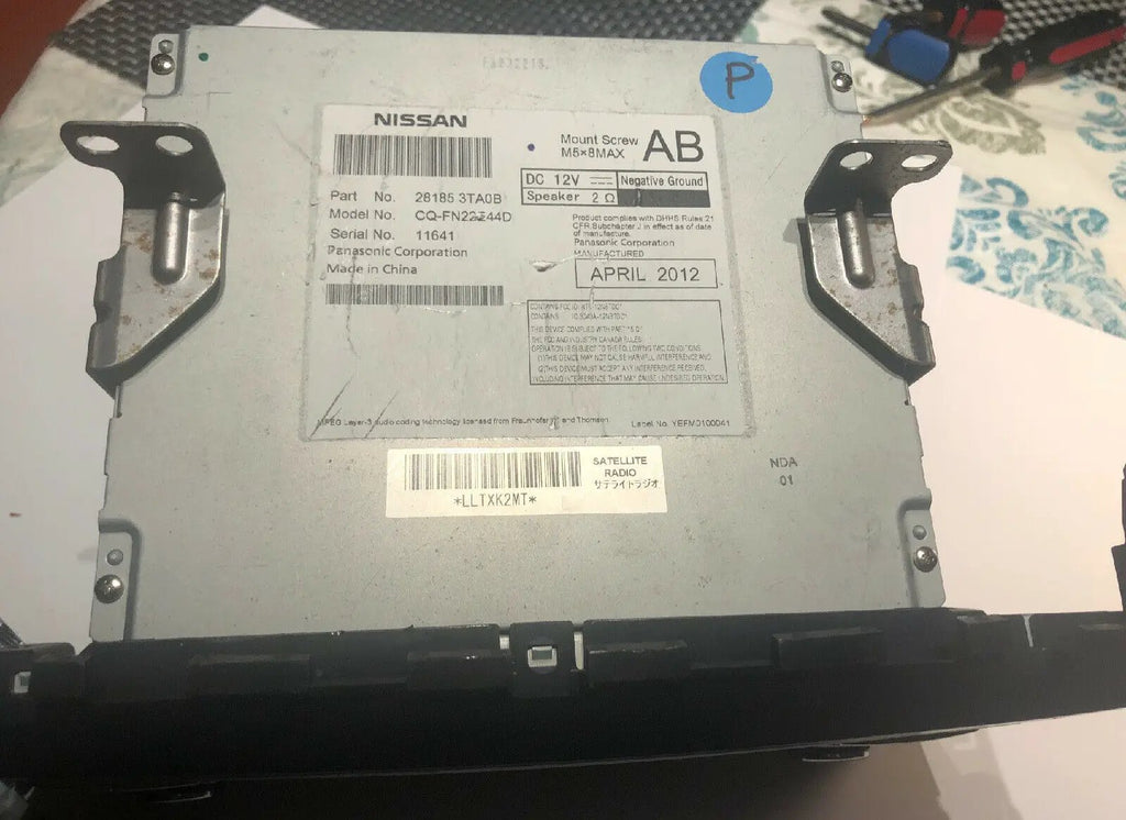 2013-2015 NISSAN ALTIMA Audio Equipment Radio Receiver AM FM CD 28185 3TA1B by Nissan
