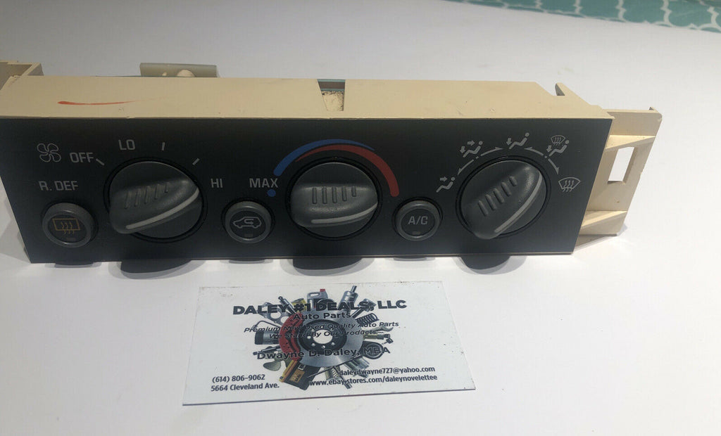 1996 2000 CHEVY TRUCK HEATER A/C CLIMATE CONTROL SUBURBAN 1500 2500 TAHOE YUKON