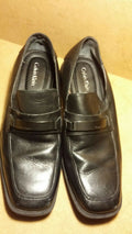 CALVIN KLIEN GENUINE LEATHER FROLIC MEN'S SHOES 8 'M,' BLACK, F2370/A11 CHEAP