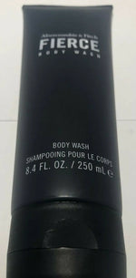 ABERCROMBIE & FITCH FIERCE BODY WASH FOR MEN 8.4 Oz / 250 ml BRAND NEW ITEM!