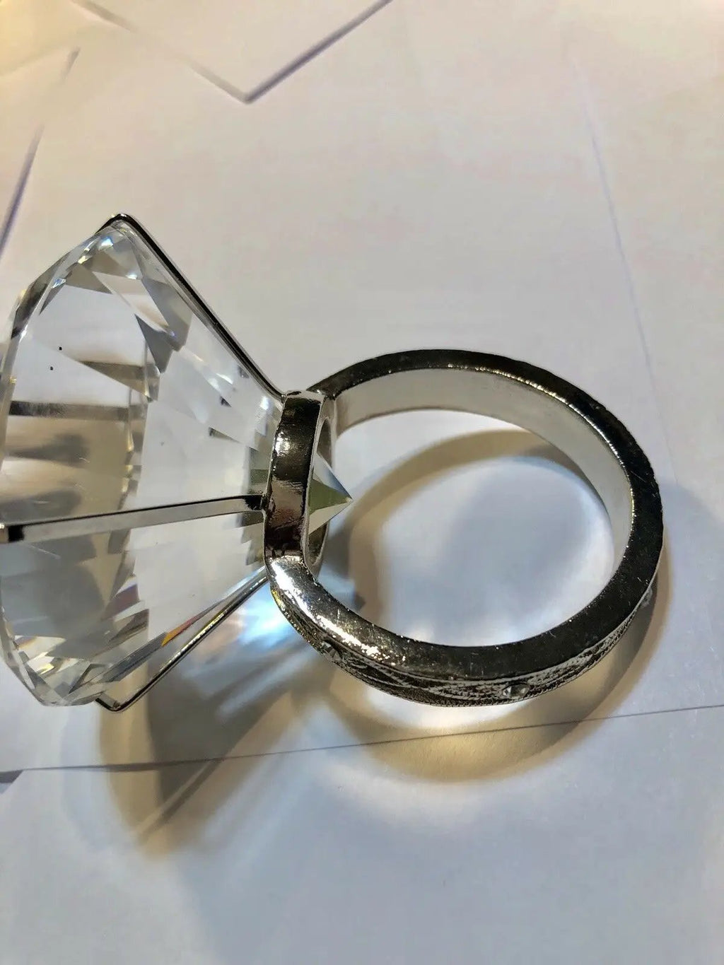 Diamond Ring Hankerchiek Holder by DALEY1DEALS,LLC.