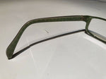 Kate Spade  Brown And Green Rectangular Eyeglass Frames 135mm