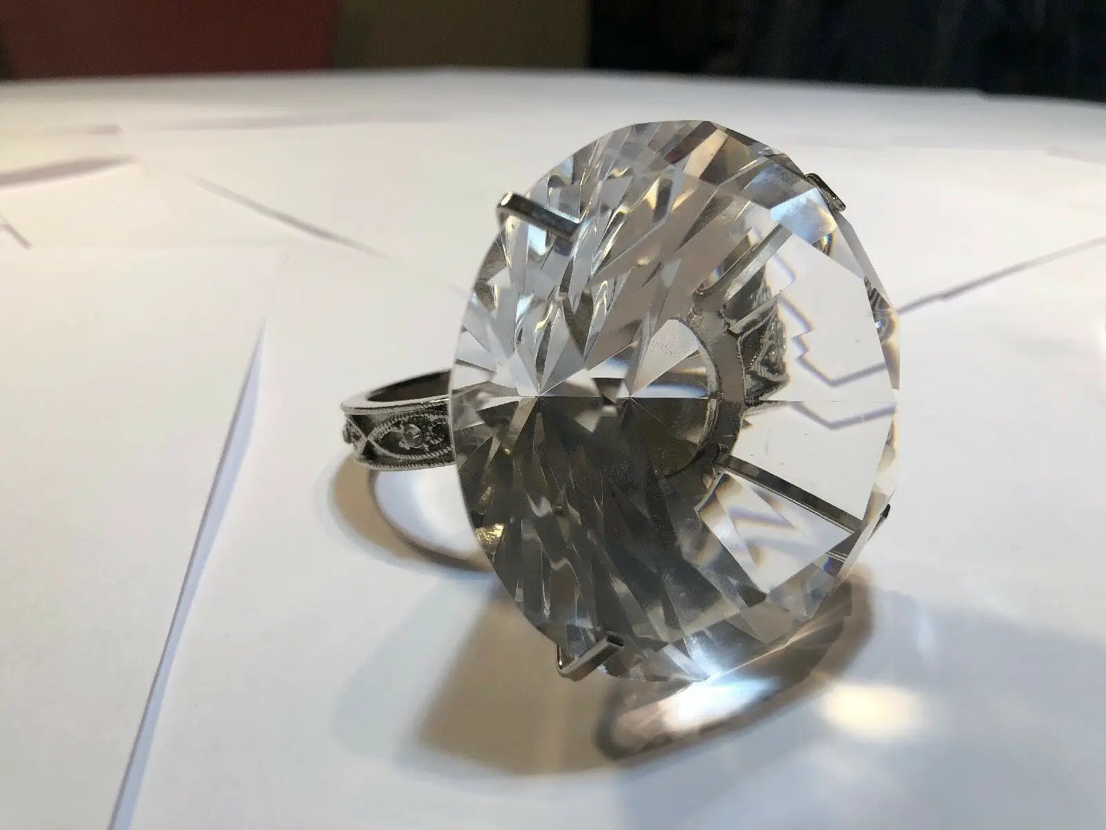 Diamond Ring Hankerchiek Holder by DALEY1DEALS,LLC.