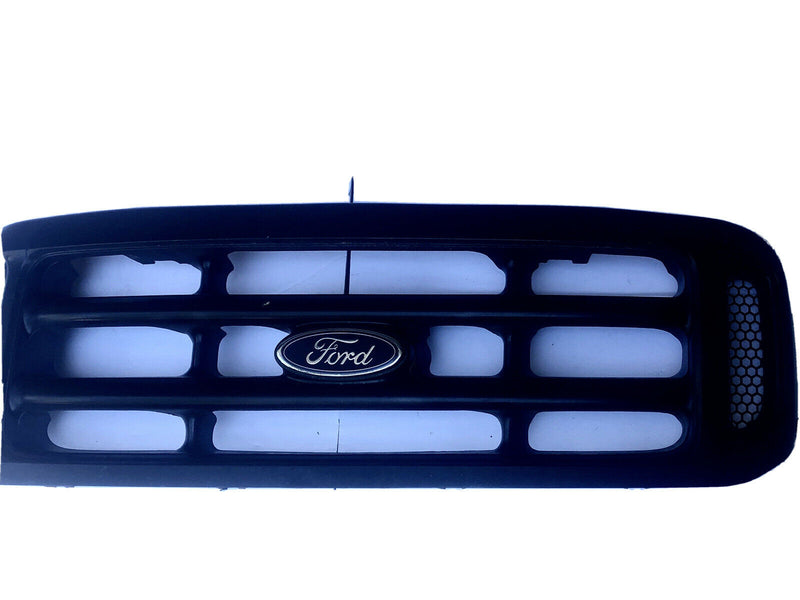 Grille For 2001-2003 Ford F-150 Black Shell w/ Chrome Insert Plastic