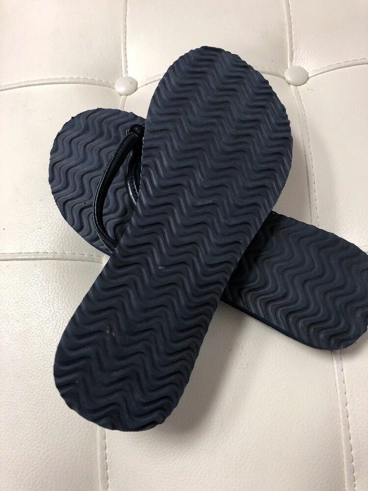 Vera Bradley FLIP FLOPS Braided Straps STARRY NIGHT Thong Sandals 6/7