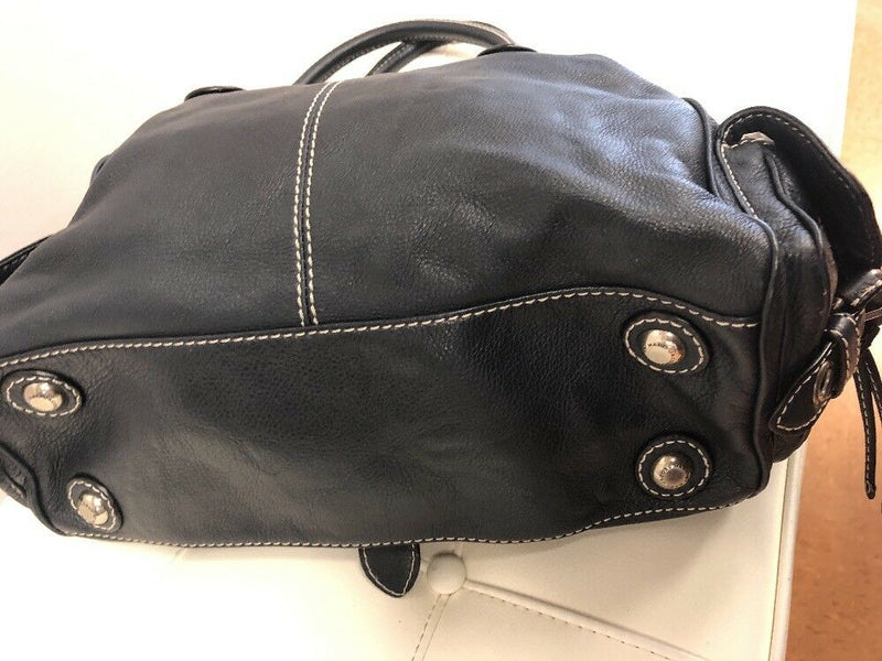 Womens MARC BY MARC JACOBS Black Leather Mid Size Sachel Handbag