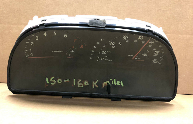 160,000 miles 2002-2004 Toyota Camry 2.4L A/T Black Instrument Gauge Cluster