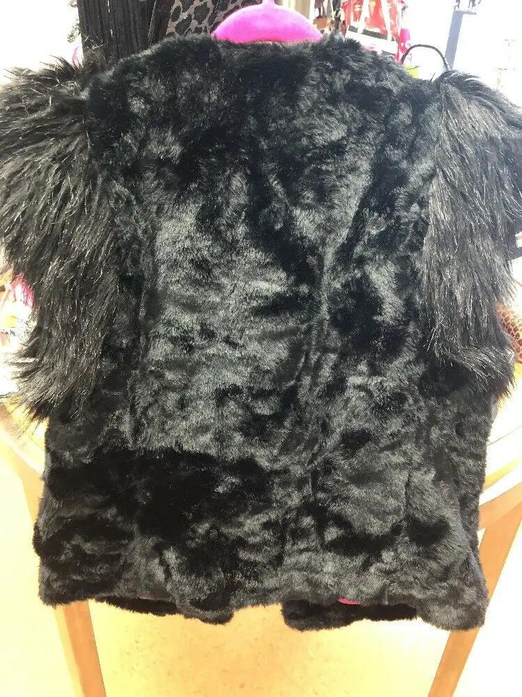 Skaist Taylor Neiman Marcus Target Black Faux Fur Lined Vest. Retail $80.00 NWT by Neiman Marcus