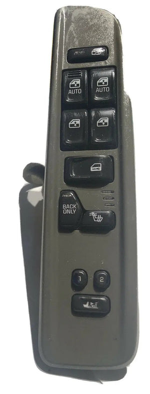 Used GMC Envoy Driver Side Master Window Switch Gray 2002 2003 2004 2005 15204698