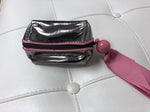 MAC Cosmetics LIL' SQUARE BOX SILVER MAKEUP BAG new never used VERY RARE!