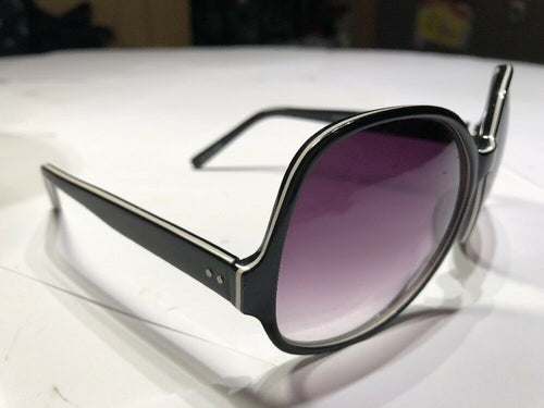 Sanford Ab Hutton Oversize Black Sunglasses